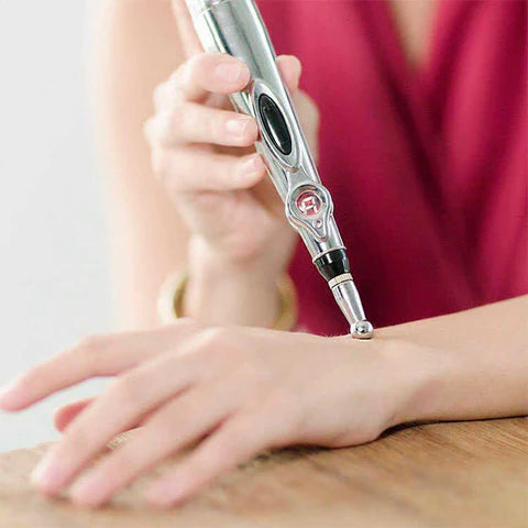 💥 LÁPIZ DE ACUPUNTURA MASAJEADOR ELECTRÓNICO 3 EN 1