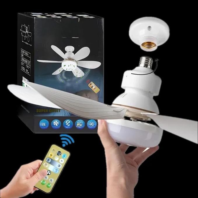 💡 LUZ DE VENTILADOR DE TECHO 30W – ILUMINA Y REFRESCA TU ESPACIO CON COMODIDAD Y ESTILO