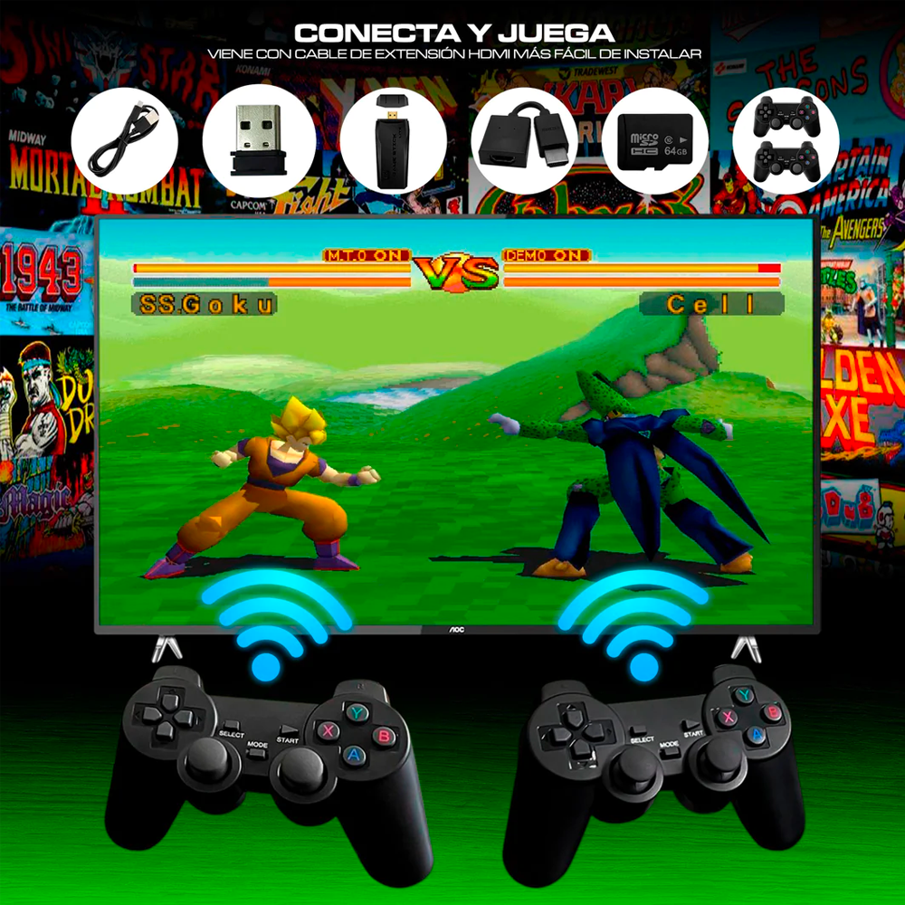 🎮🕹️ ¡Diversión Retro en Alta Definición! GameStick 4K con 20.000 Juegos