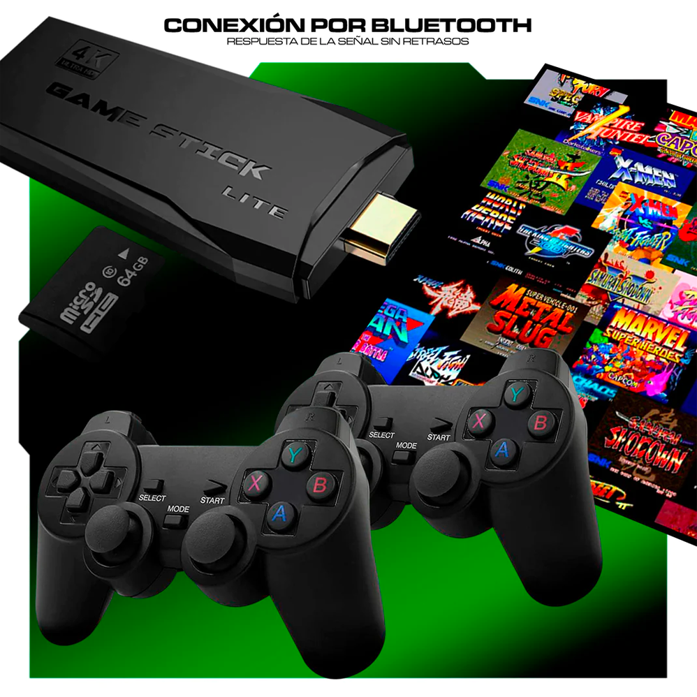 🎮🕹️ ¡Diversión Retro en Alta Definición! GameStick 4K con 20.000 Juegos