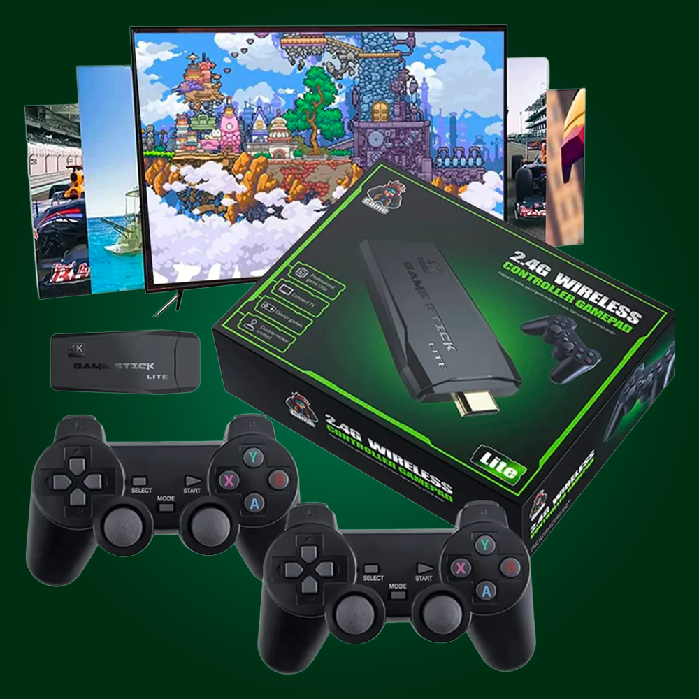 🎮🕹️ ¡Diversión Retro en Alta Definición! GameStick 4K con 20.000 Juegos