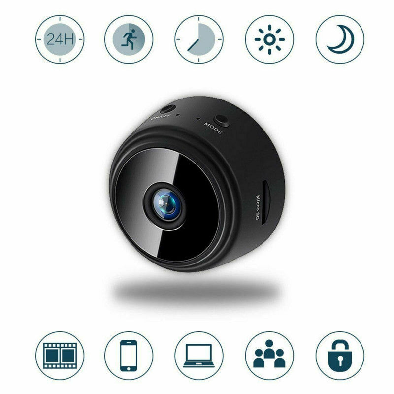 📸🔍 Mini Cámara Magnética Full HD Wi-Fi – ¡Seguridad Total al Alcance de Tu Mano!