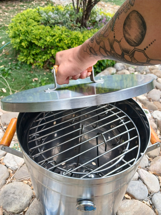 🔥🥩 Barril Ahumador 30 Libras – El Sabor Auténtico de la Parrilla en Tu Propio Hogar