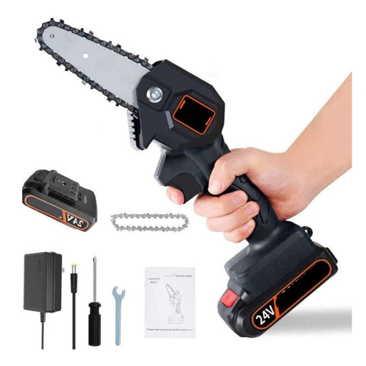 🔥 Motosierra Compacta Power 24V – Potencia Imparable en la Palma de tu Mano