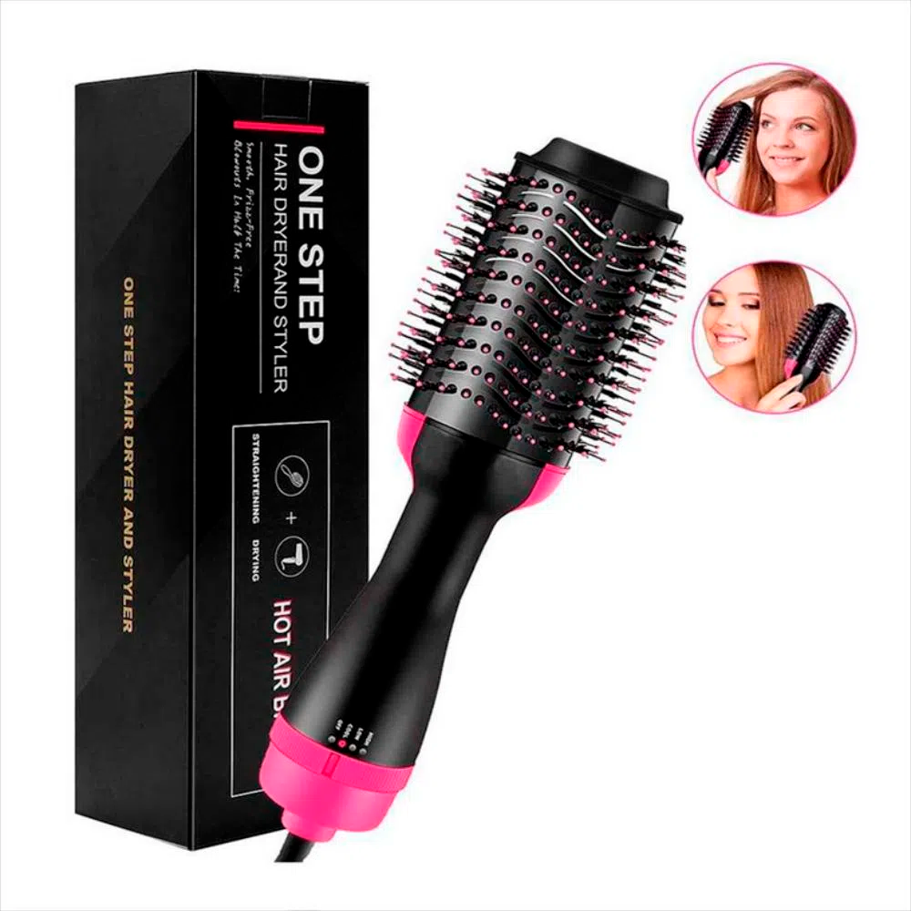 💁‍♀️ ¡Tu Cabello Perfecto en Minutos con el Cepillo Secador Hot Air Brush! 💨✨