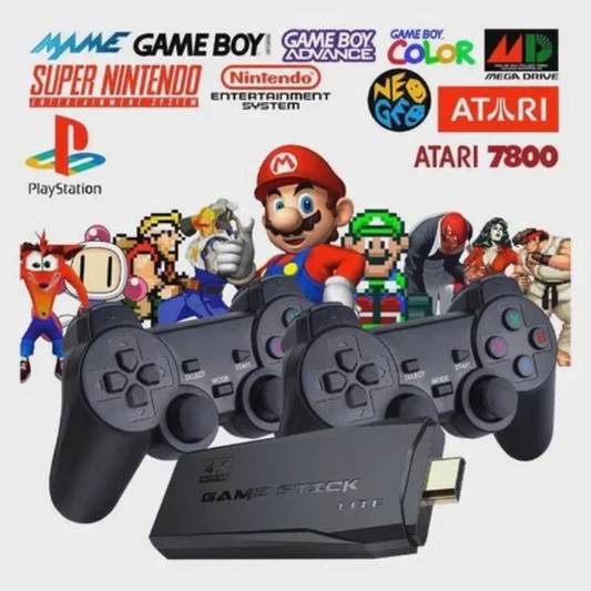 🎮🔥 Miniconsola de Juegos Portátil Retro Play 4K – ¡Vuelve a Revivir los Clásicos con Estilo!